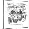 "Say! I've got a great idea for a dark horse?me!" - New Yorker Cartoon-James Mulligan-Mounted Premium Giclee Print