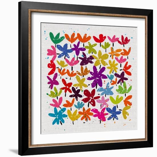 Say It With Flowers, 2022 (mixed media)-Jenny Frean-Framed Giclee Print