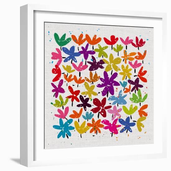 Say It With Flowers, 2022 (mixed media)-Jenny Frean-Framed Giclee Print