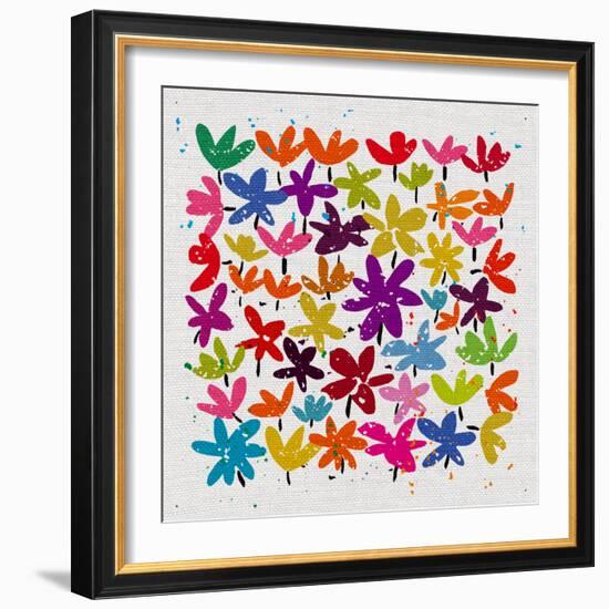 Say It With Flowers, 2022 (mixed media)-Jenny Frean-Framed Giclee Print