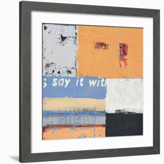 Say it with Flowers-Anna Flores-Framed Art Print