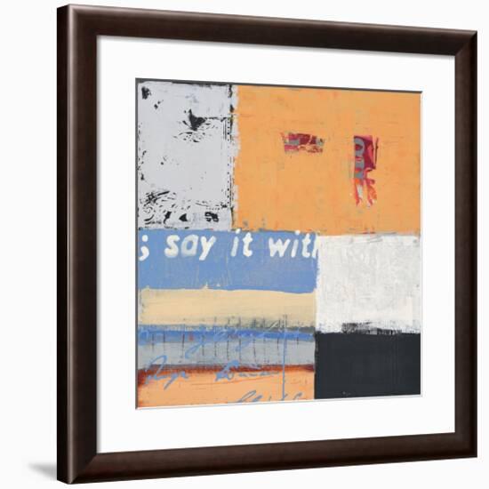 Say it with Flowers-Anna Flores-Framed Art Print