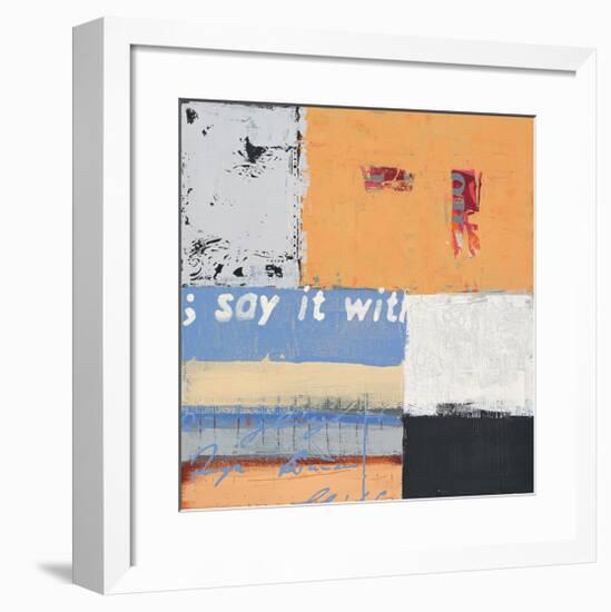 Say it with Flowers-Anna Flores-Framed Art Print