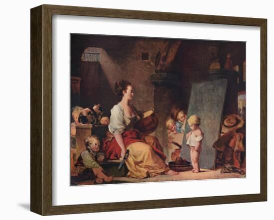 'Say Please (Dites donc s'il vous plait)', c1780, (1911)-Jean-Honore Fragonard-Framed Giclee Print