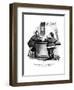 "Say, shouldn't you be going down chimneys or something tonight, Mac?" - New Yorker Cartoon-James Mulligan-Framed Premium Giclee Print