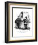 "Say, shouldn't you be going down chimneys or something tonight, Mac?" - New Yorker Cartoon-James Mulligan-Framed Premium Giclee Print