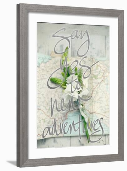 Say Yes To New Adventures-Sarah Gardner-Framed Photo