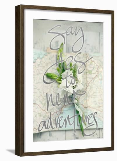 Say Yes To New Adventures-Sarah Gardner-Framed Photo