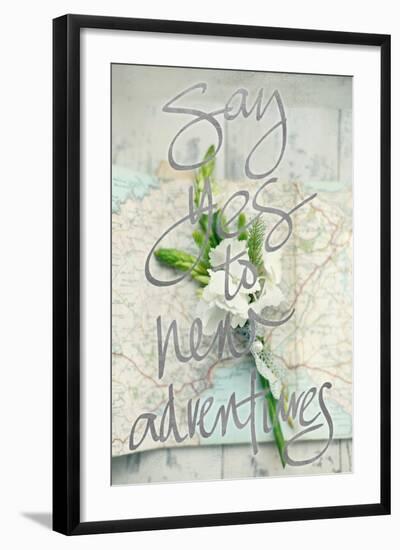 Say Yes To New Adventures-Sarah Gardner-Framed Photo
