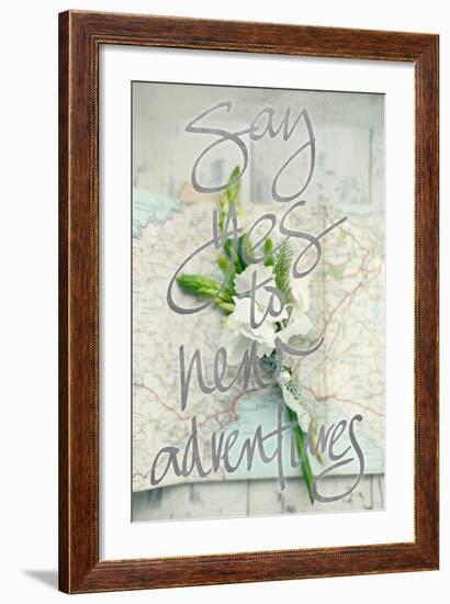 Say Yes To New Adventures-Sarah Gardner-Framed Photo