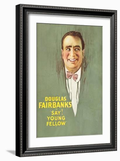 Say! Young Fellow-null-Framed Art Print