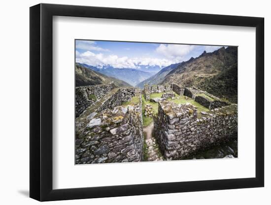 Sayacmarca (Sayaqmarka) Inca Ruins, Inca Trail Trek Day 3, Cusco Region, Peru, South America-Matthew Williams-Ellis-Framed Photographic Print