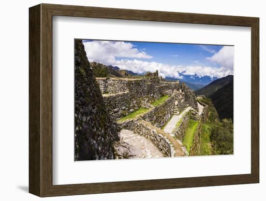 Sayacmarca (Sayaqmarka) Inca Ruins, Inca Trail Trek Day 3, Cusco Region, Peru, South America-Matthew Williams-Ellis-Framed Photographic Print