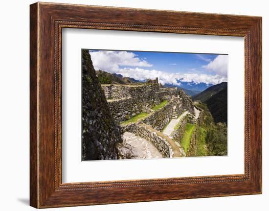 Sayacmarca (Sayaqmarka) Inca Ruins, Inca Trail Trek Day 3, Cusco Region, Peru, South America-Matthew Williams-Ellis-Framed Photographic Print