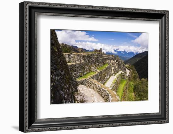 Sayacmarca (Sayaqmarka) Inca Ruins, Inca Trail Trek Day 3, Cusco Region, Peru, South America-Matthew Williams-Ellis-Framed Photographic Print