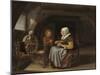 Saying Grace, c.1650-55-Frans Van Mieris-Mounted Giclee Print