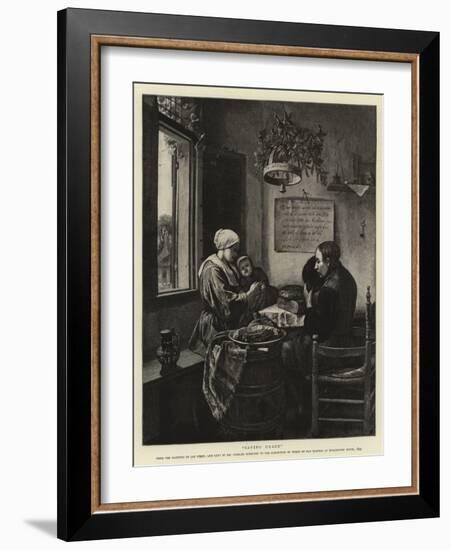 Saying Grace-Jan Havicksz Steen-Framed Giclee Print