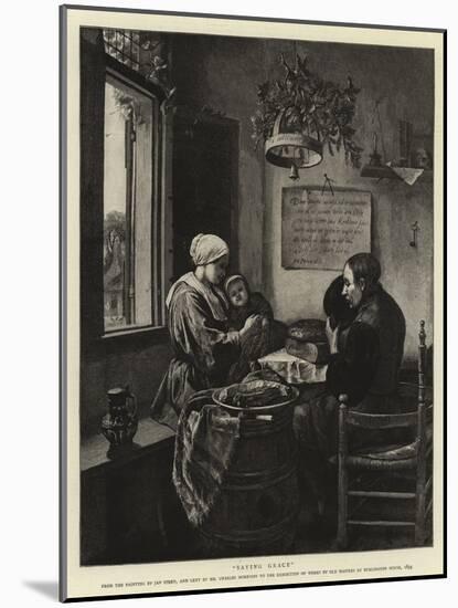 Saying Grace-Jan Havicksz Steen-Mounted Giclee Print