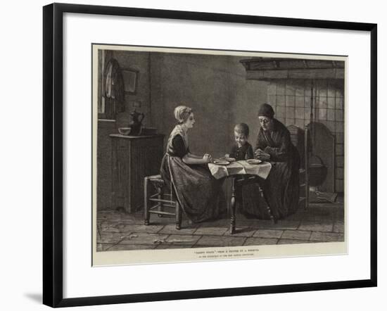 Saying Grace-Albert Neuhuys-Framed Giclee Print