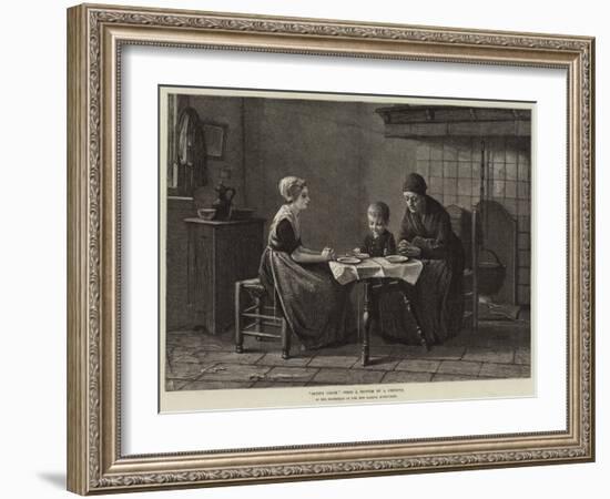 Saying Grace-Albert Neuhuys-Framed Giclee Print