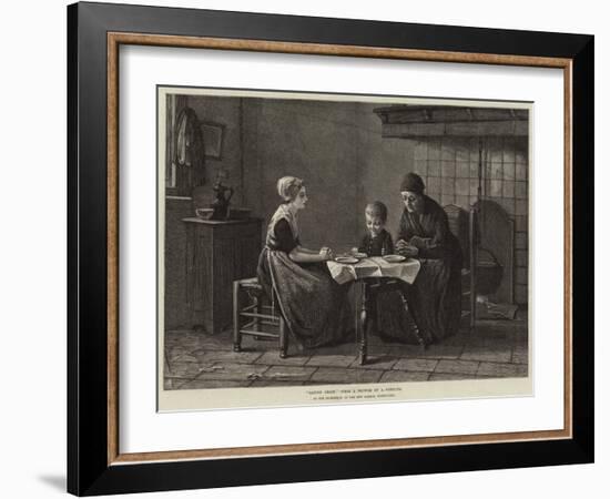 Saying Grace-Albert Neuhuys-Framed Giclee Print