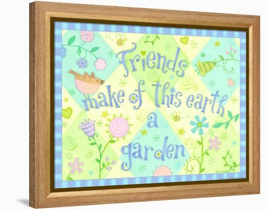 Sayings 1 Friends-Viv Eisner-Framed Stretched Canvas