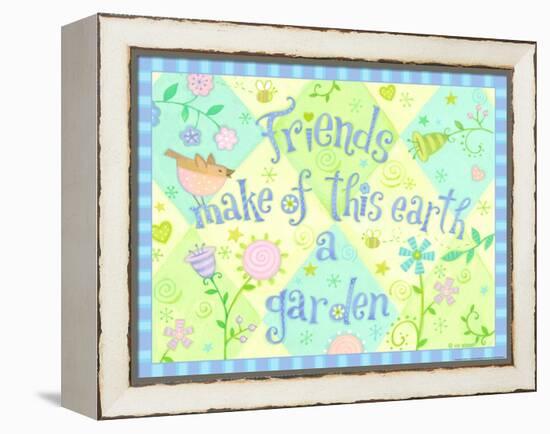 Sayings 1 Friends-Viv Eisner-Framed Stretched Canvas