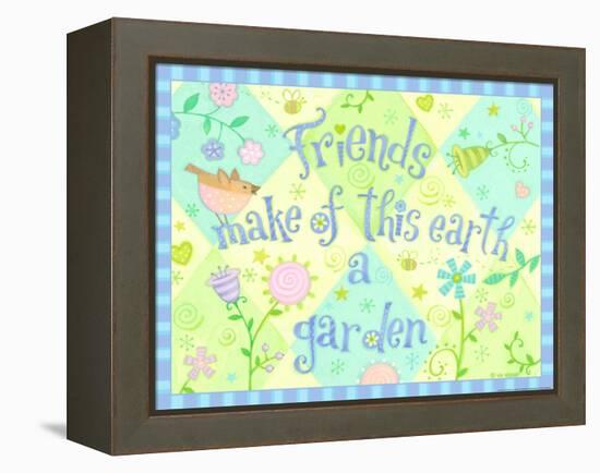 Sayings 1 Friends-Viv Eisner-Framed Stretched Canvas