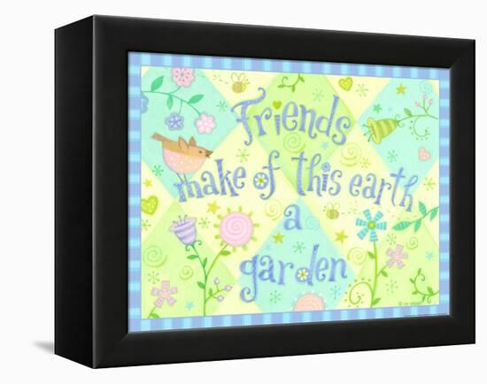 Sayings 1 Friends-Viv Eisner-Framed Stretched Canvas