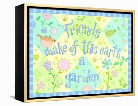 Sayings 1 Friends-Viv Eisner-Framed Stretched Canvas