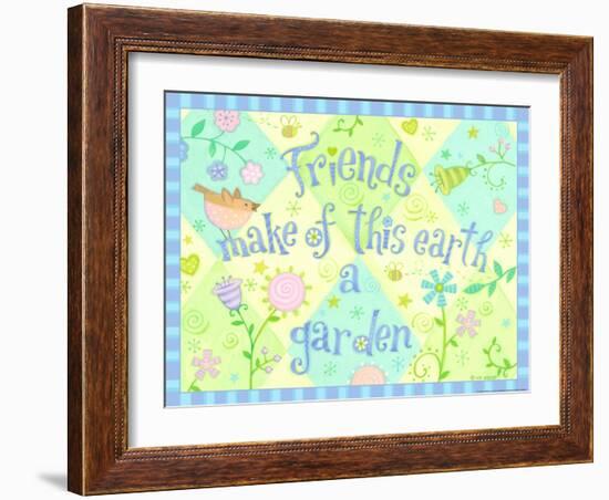 Sayings 1 Friends-Viv Eisner-Framed Art Print