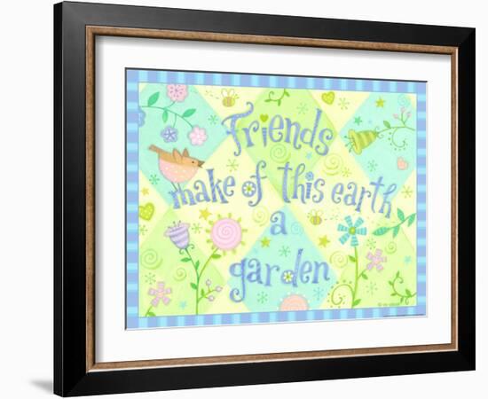 Sayings 1 Friends-Viv Eisner-Framed Art Print