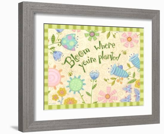 Sayings 2 Bloom-Viv Eisner-Framed Art Print