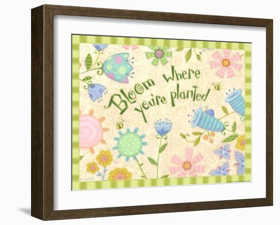 Sayings 2 Bloom-Viv Eisner-Framed Art Print