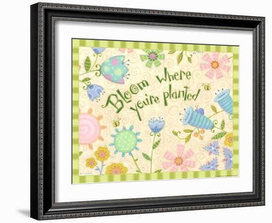 Sayings 2 Bloom-Viv Eisner-Framed Art Print