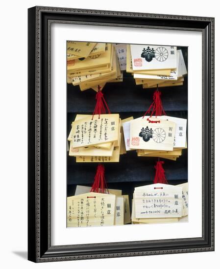 Sayings at Heian Jingu, Shinto Shrine, Kyoto, Japan-Nancy & Steve Ross-Framed Photographic Print