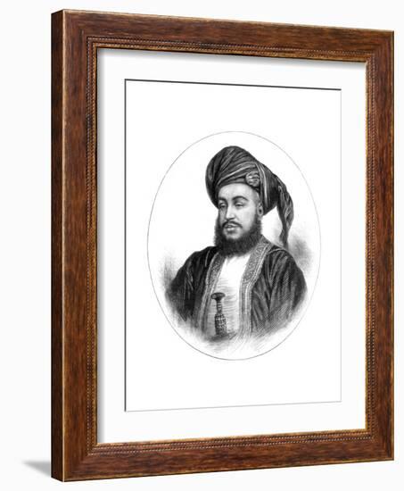 Sayyid Barghash Bin Said, Sultan of Zanzibar, 1875-null-Framed Giclee Print