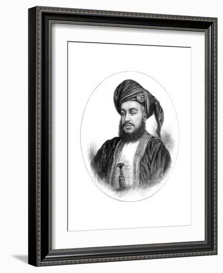 Sayyid Barghash Bin Said, Sultan of Zanzibar, 1875-null-Framed Giclee Print