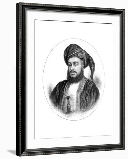 Sayyid Barghash Bin Said, Sultan of Zanzibar, 1875-null-Framed Giclee Print