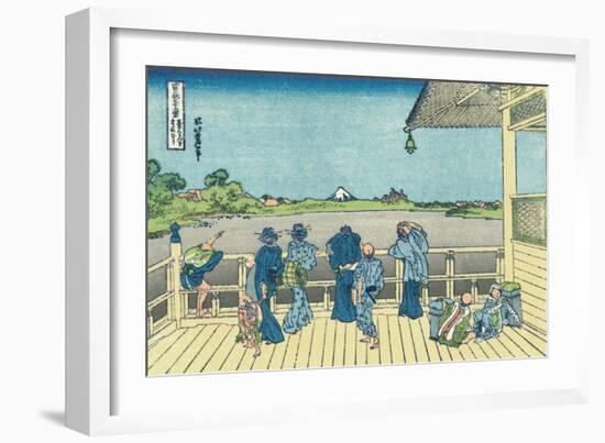 Sazai Hall of the Five-Hundred-Rakan Temple-Katsushika Hokusai-Framed Giclee Print