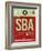 SBA Santa Barbara Luggage Tag II-NaxArt-Framed Art Print