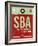 SBA Santa Barbara Luggage Tag II-NaxArt-Framed Art Print