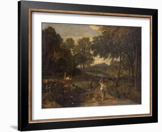 Sc? pastorale-Jean-François Millet-Framed Giclee Print