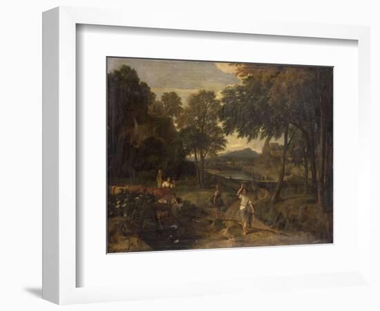 Sc? pastorale-Jean-François Millet-Framed Giclee Print