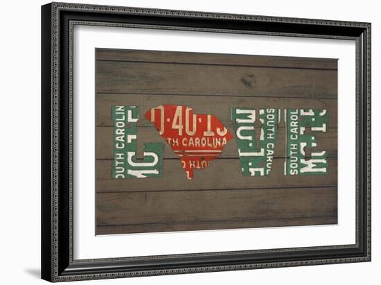 SC State Love-Design Turnpike-Framed Giclee Print