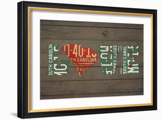 SC State Love-Design Turnpike-Framed Giclee Print