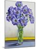 Scabious with Yellow Band-Christopher Ryland-Mounted Giclee Print