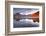 Scafell Range across Reflective Waters of Wast Water, Lake District Nat'l Pk, Cumbria, England, UK-Julian Elliott-Framed Photographic Print