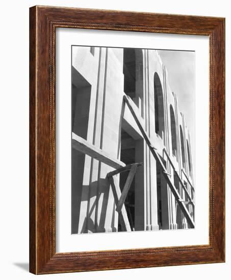 Scaffold at the Stadium, Mexico City, 1927-Tina Modotti-Framed Photographic Print