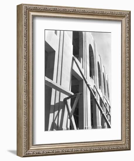 Scaffold at the Stadium, Mexico City, 1927-Tina Modotti-Framed Photographic Print